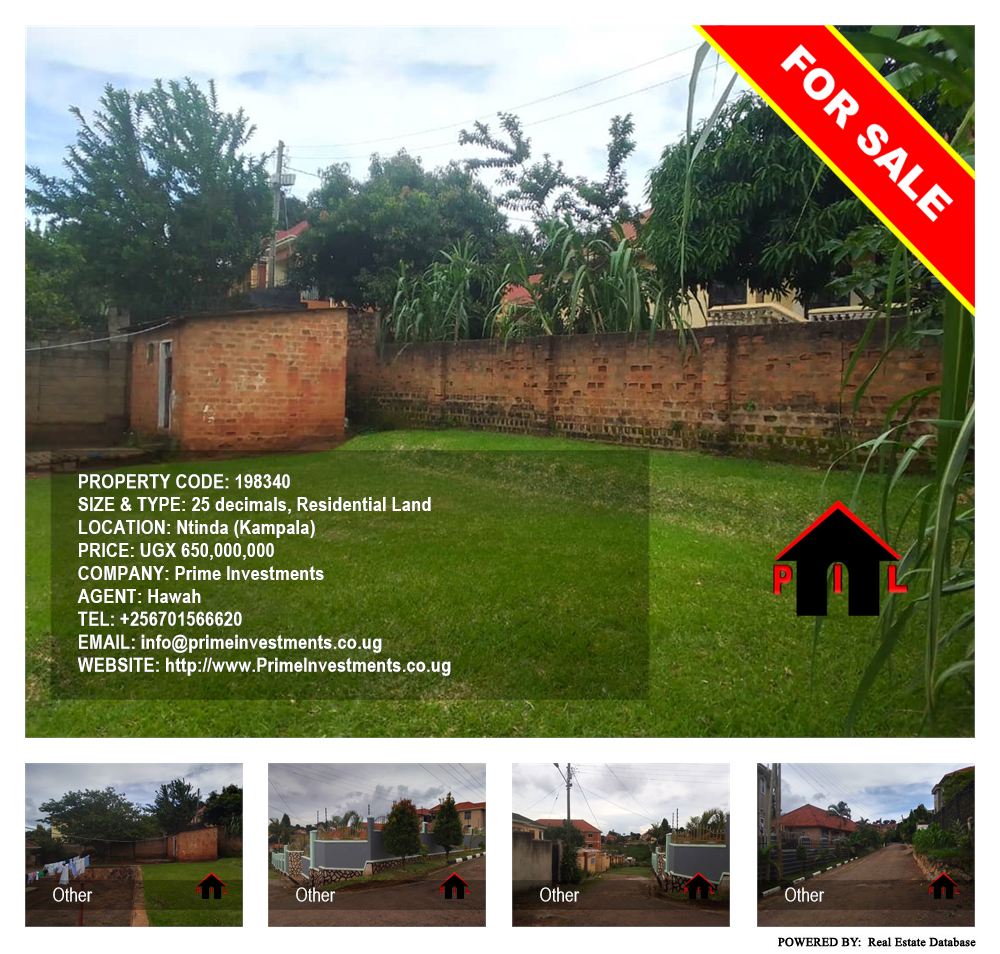 Residential Land  for sale in Ntinda Kampala Uganda, code: 198340