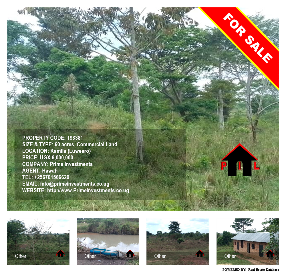 Commercial Land  for sale in Kamila Luweero Uganda, code: 198381
