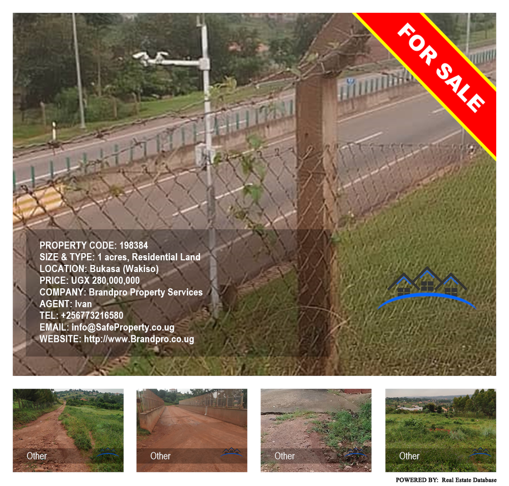 Residential Land  for sale in Bukasa Wakiso Uganda, code: 198384
