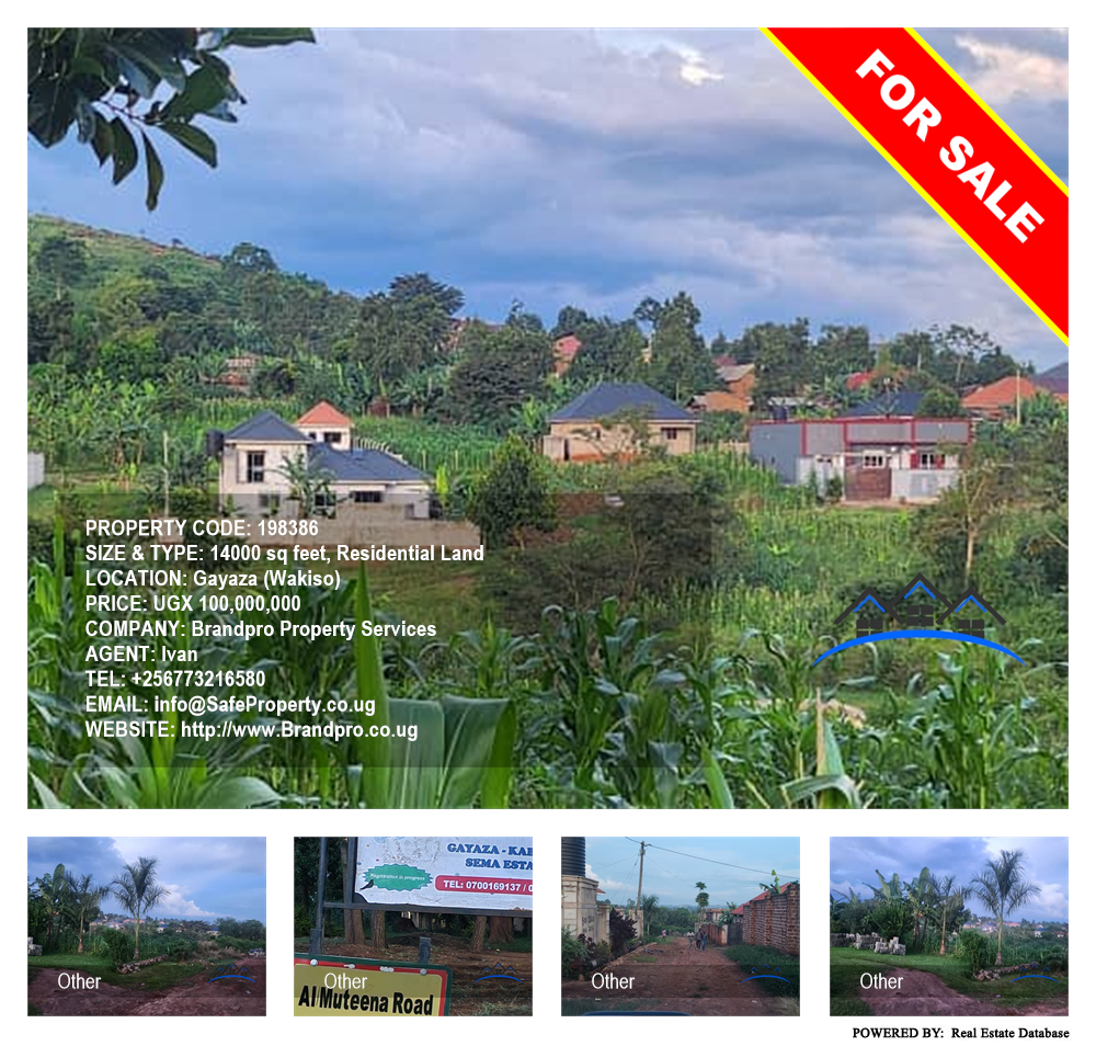 Residential Land  for sale in Gayaza Wakiso Uganda, code: 198386