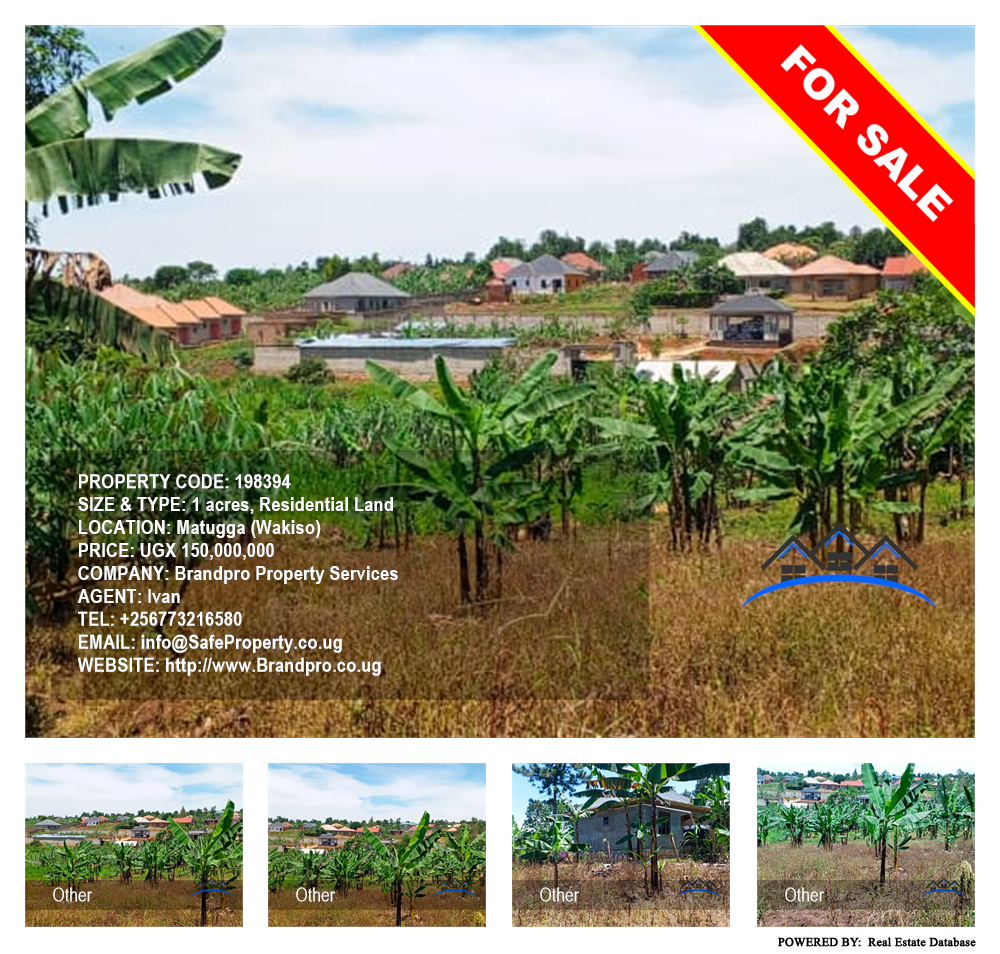 Residential Land  for sale in Matugga Wakiso Uganda, code: 198394