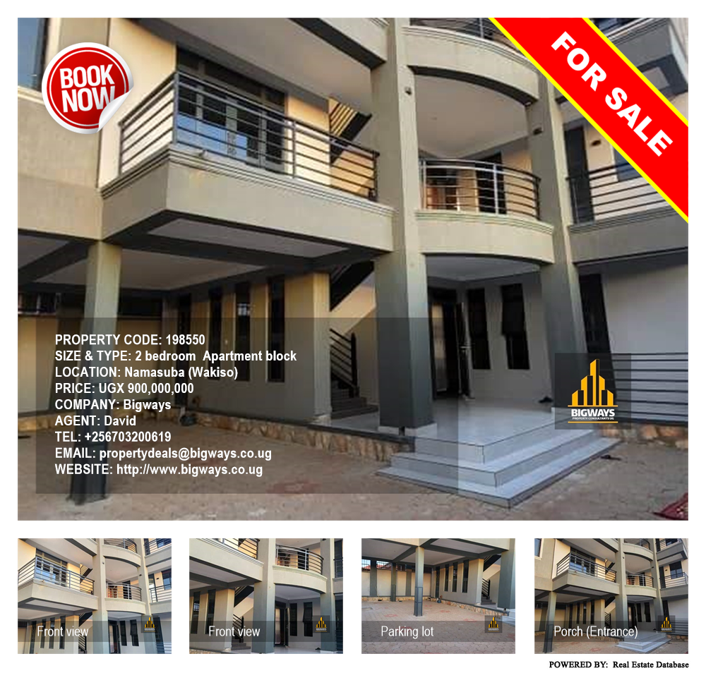 2 bedroom Apartment block  for sale in Namasuba Wakiso Uganda, code: 198550