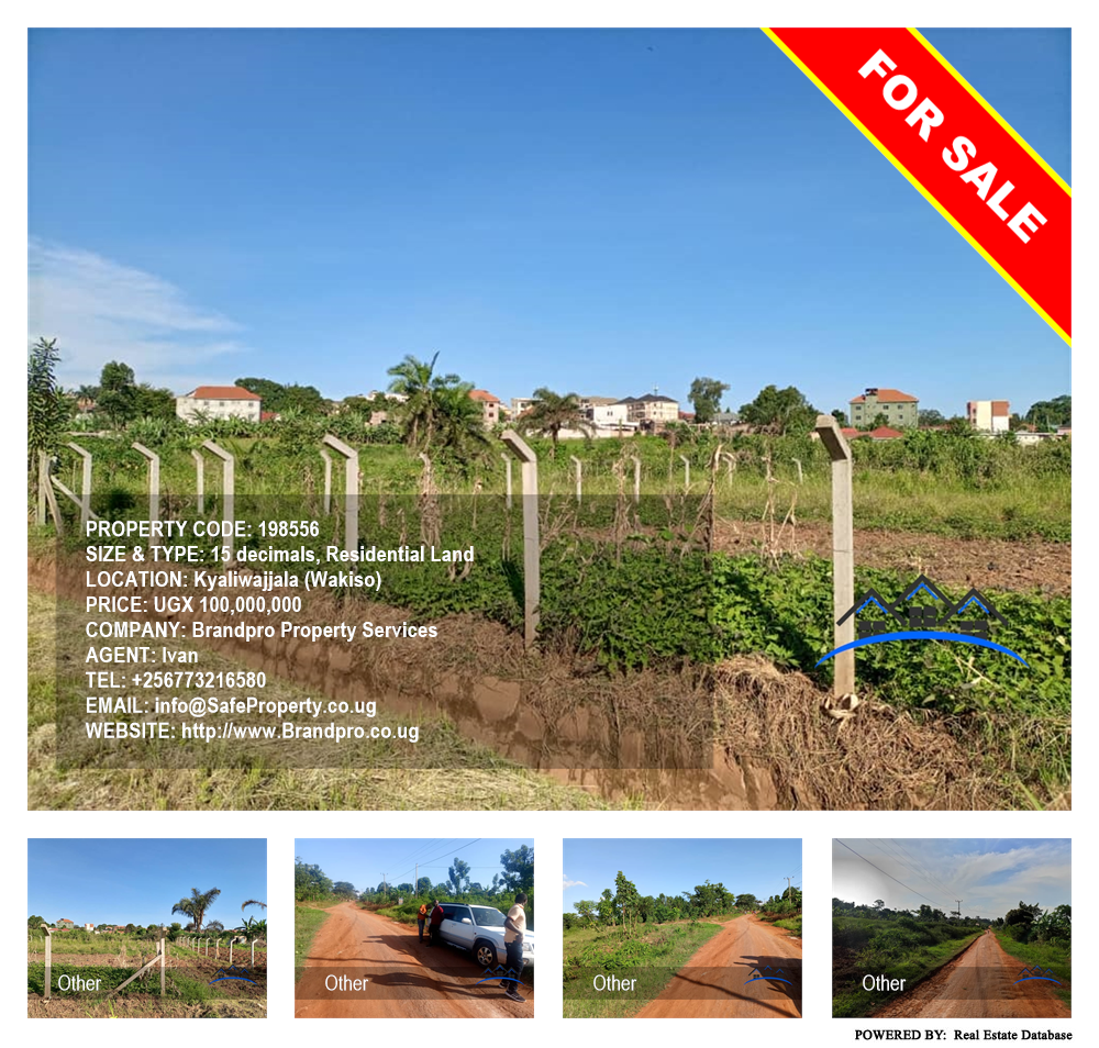 Residential Land  for sale in Kyaliwajjala Wakiso Uganda, code: 198556