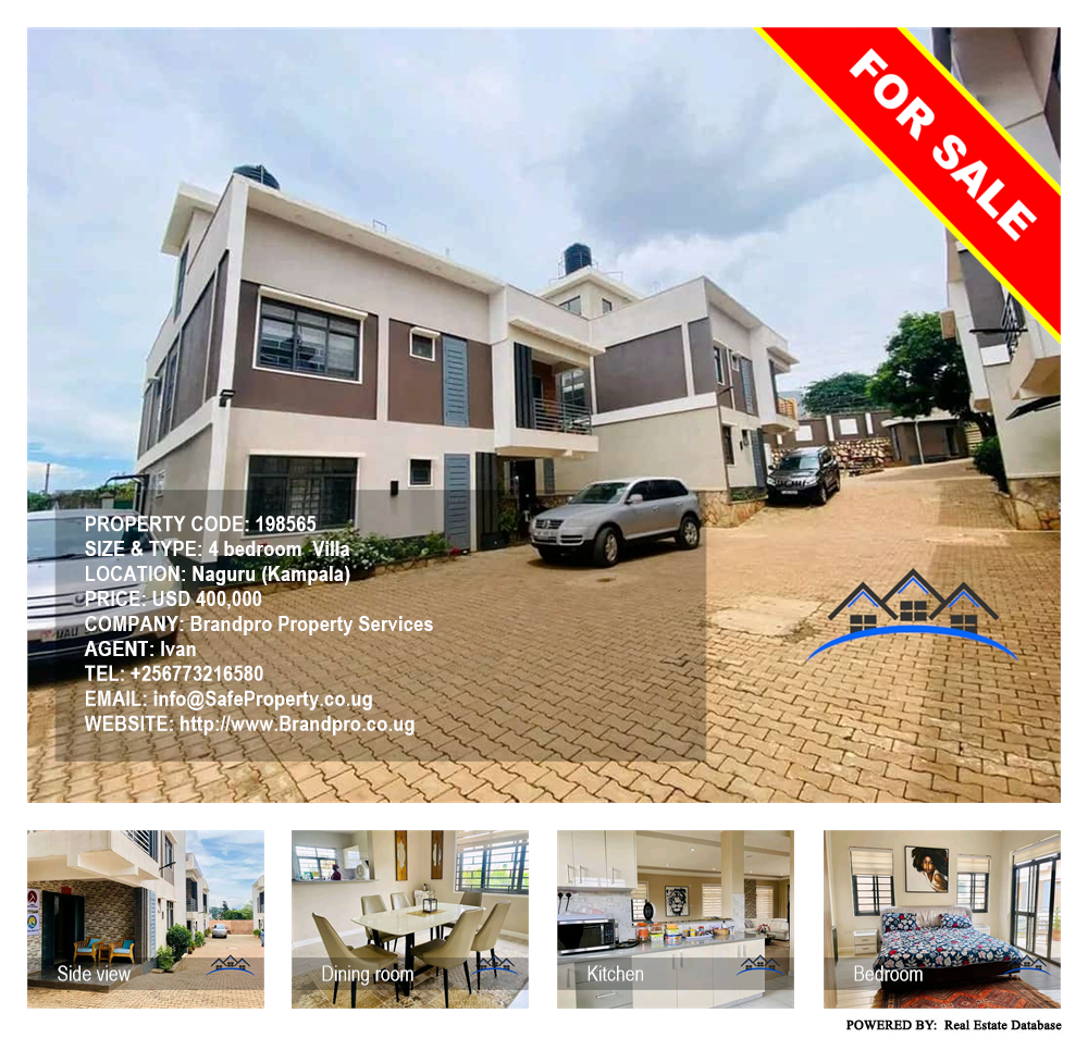 4 bedroom Villa  for sale in Naguru Kampala Uganda, code: 198565