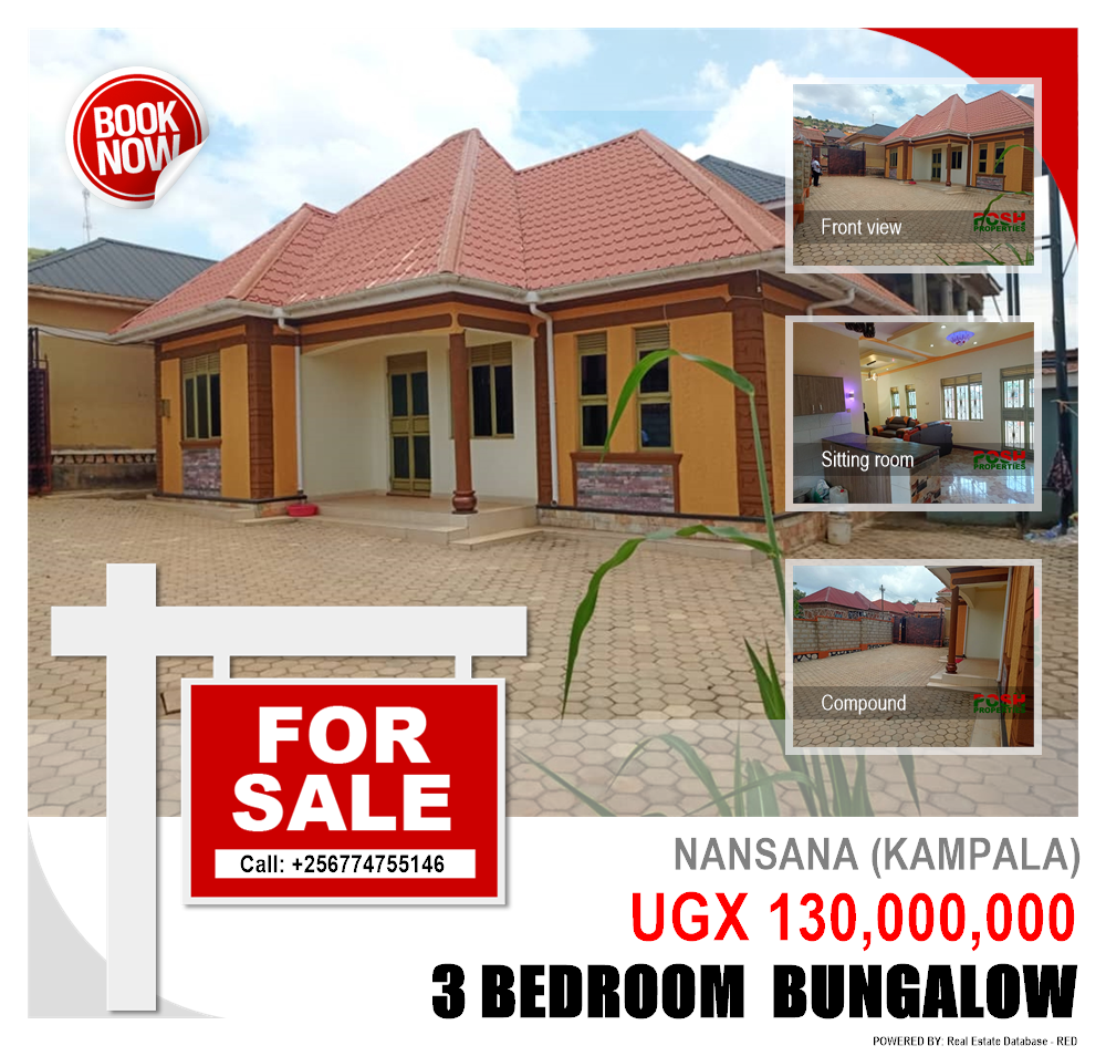 3 bedroom Bungalow  for sale in Nansana Kampala Uganda, code: 198599