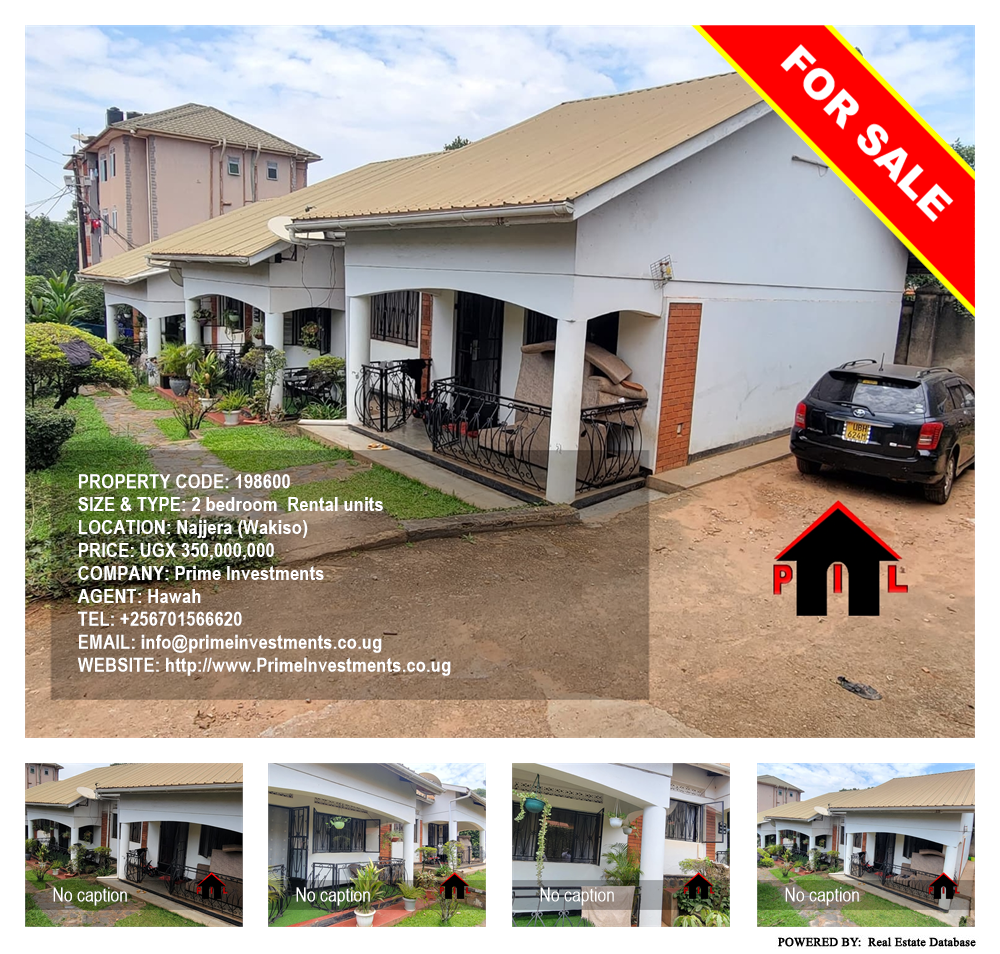 2 bedroom Rental units  for sale in Najjera Wakiso Uganda, code: 198600