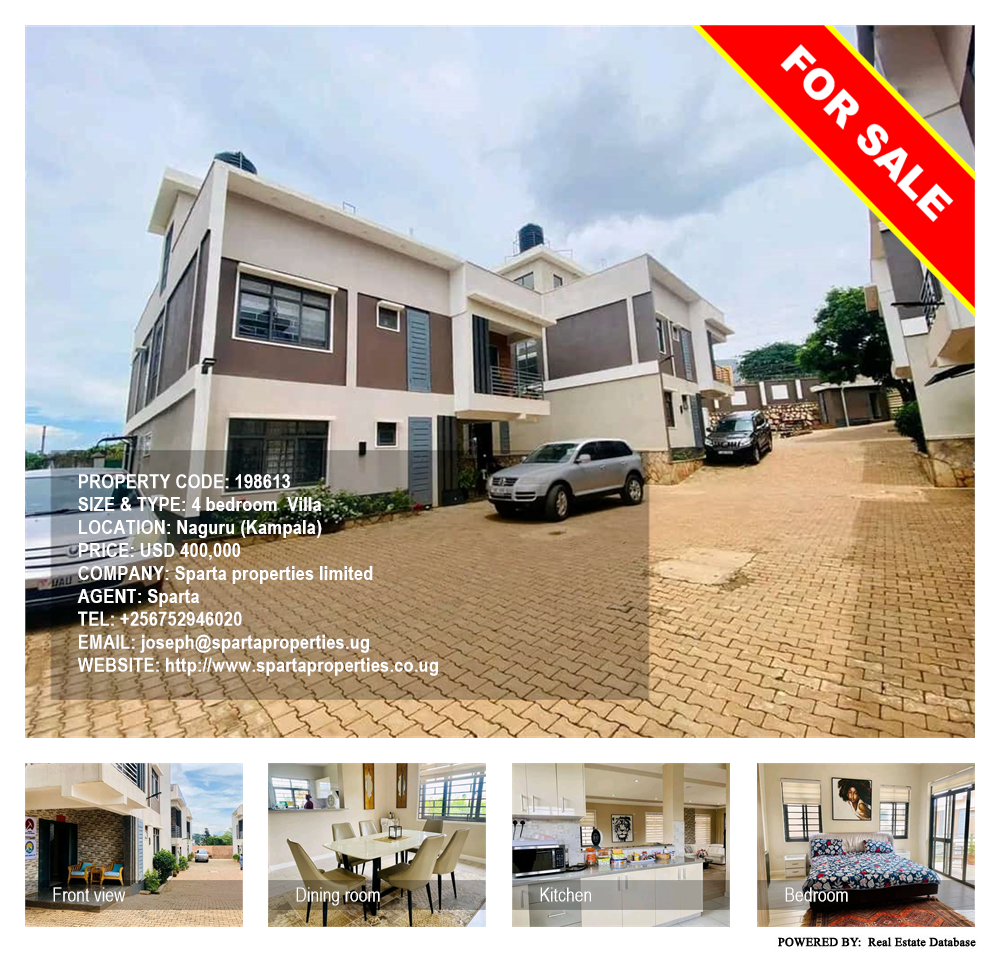 4 bedroom Villa  for sale in Naguru Kampala Uganda, code: 198613