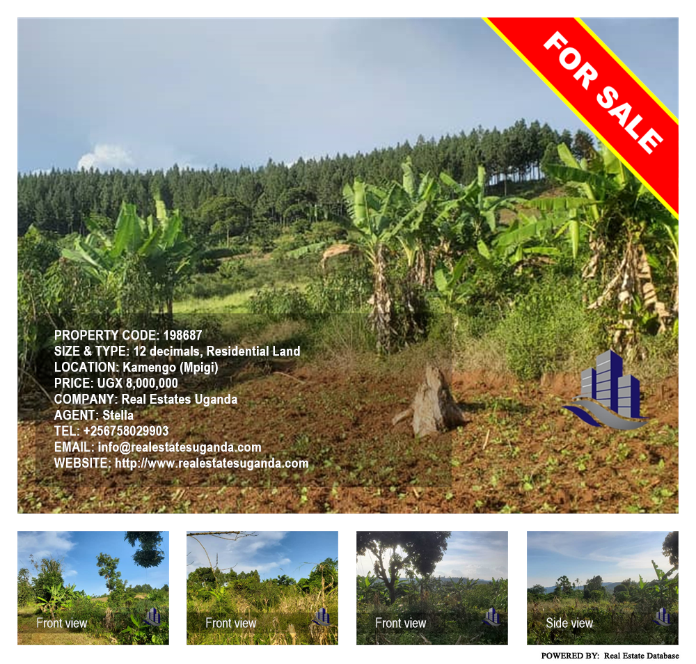 Residential Land  for sale in Kamengo Mpigi Uganda, code: 198687