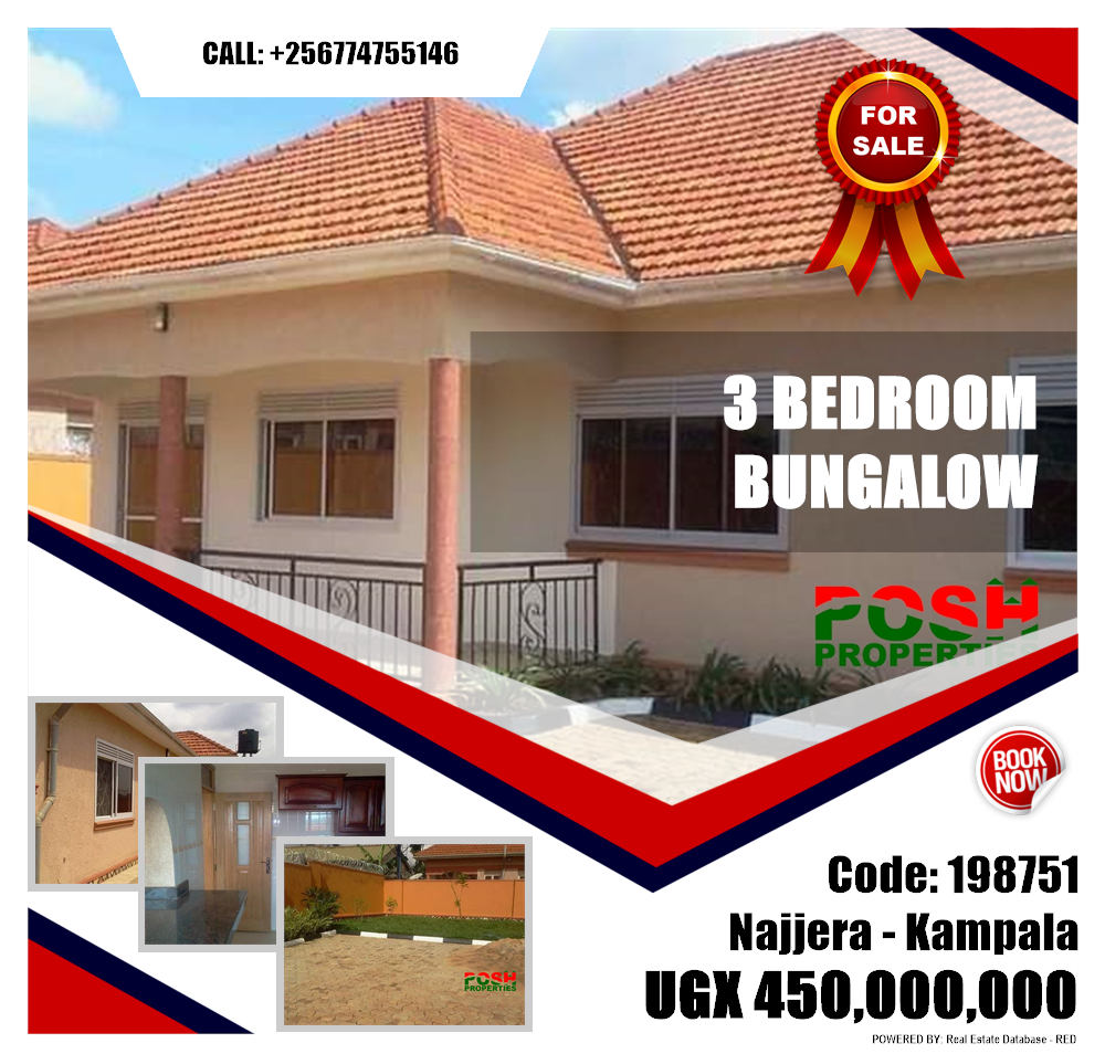 3 bedroom Bungalow  for sale in Najjera Kampala Uganda, code: 198751