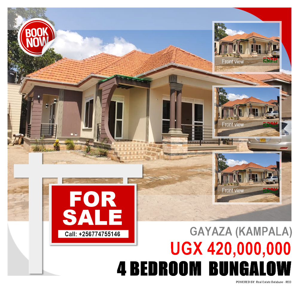 4 bedroom Bungalow  for sale in Gayaza Kampala Uganda, code: 198817
