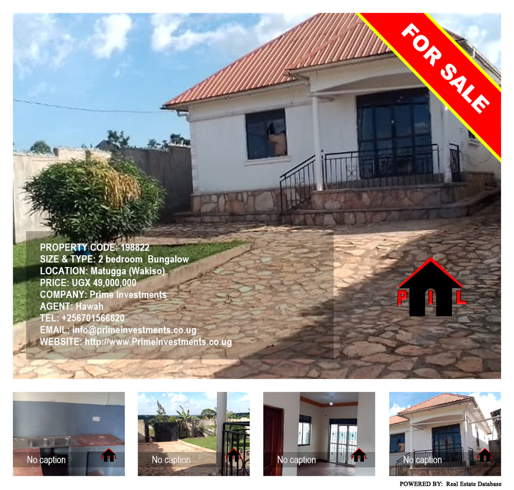 2 bedroom Bungalow  for sale in Matugga Wakiso Uganda, code: 198822