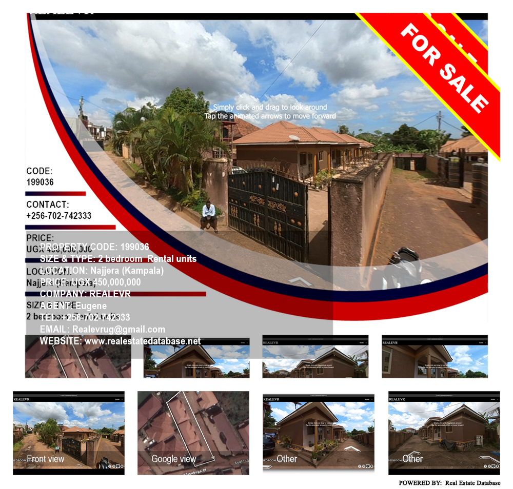 2 bedroom Rental units  for sale in Najjera Kampala Uganda, code: 199036