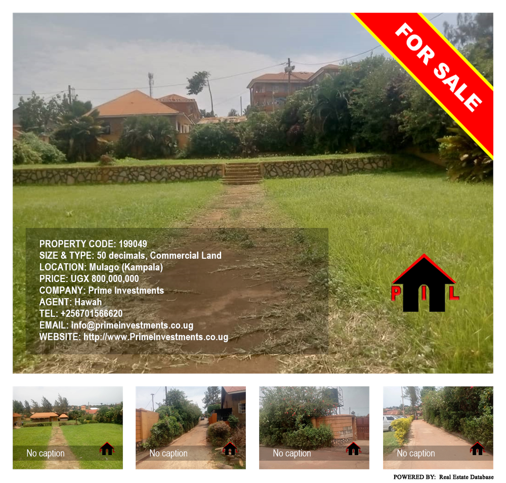 Commercial Land  for sale in Mulago Kampala Uganda, code: 199049