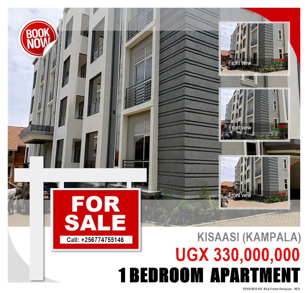 1 bedroom Apartment  for sale in Kisaasi Kampala Uganda, code: 199055
