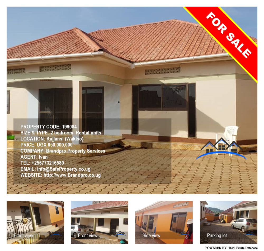 2 bedroom Rental units  for sale in Kajjansi Wakiso Uganda, code: 199084