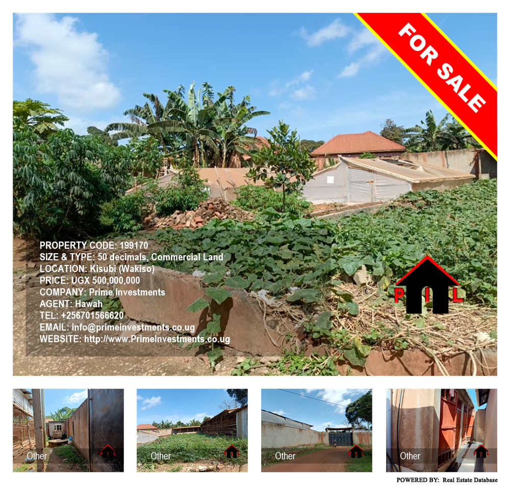 Commercial Land  for sale in Kisubi Wakiso Uganda, code: 199170