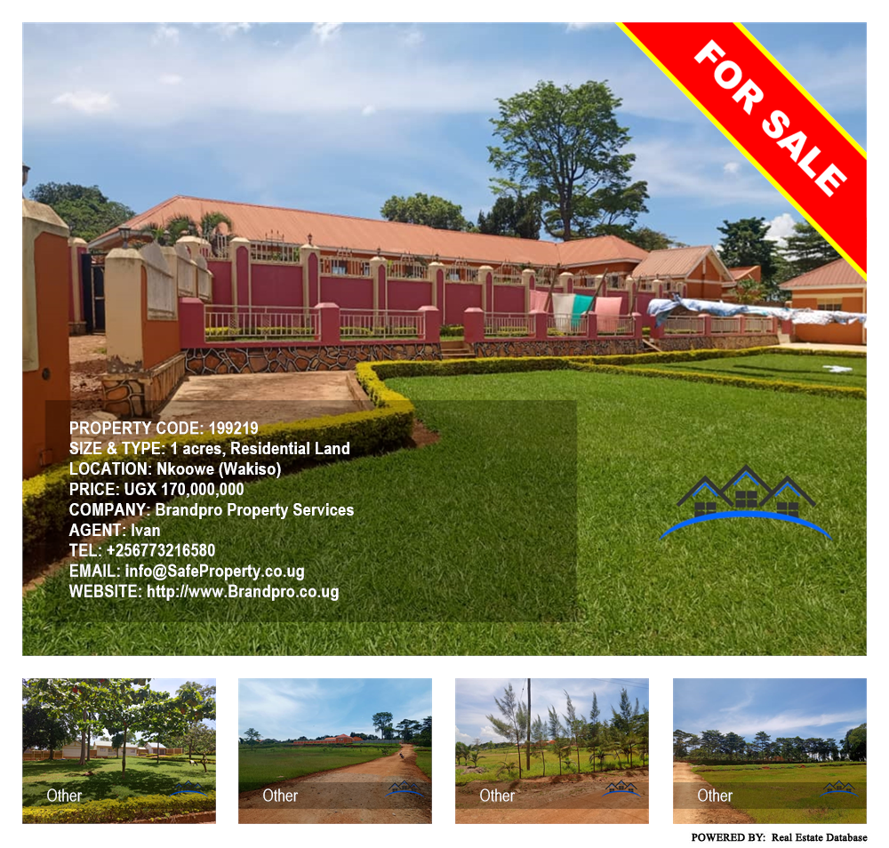 Residential Land  for sale in Nkoowe Wakiso Uganda, code: 199219