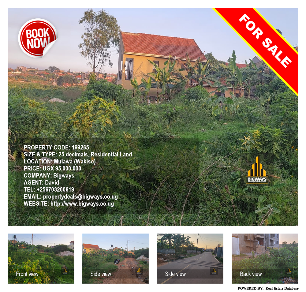 Residential Land  for sale in Mulawa Wakiso Uganda, code: 199265