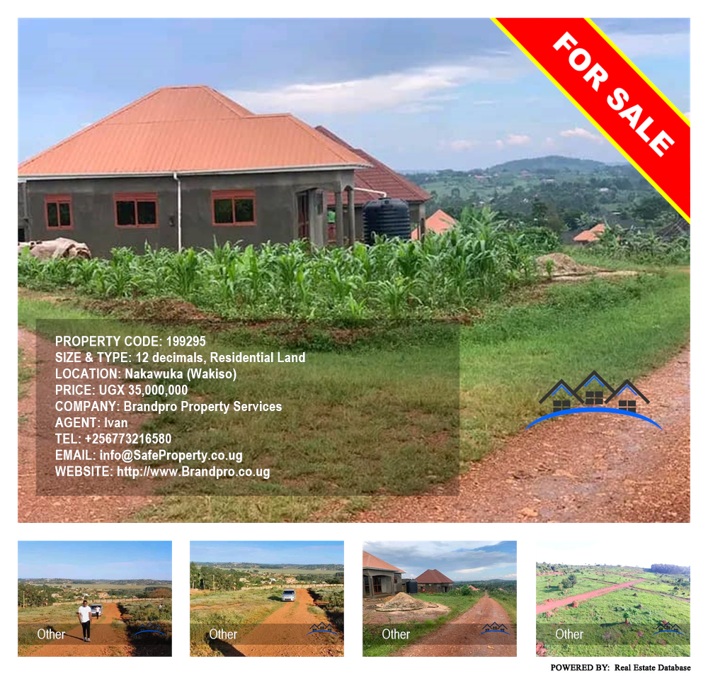 Residential Land  for sale in Nakawuka Wakiso Uganda, code: 199295