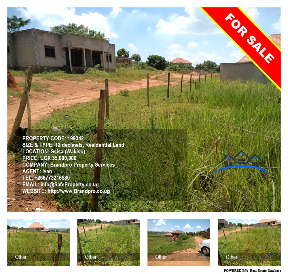 Residential Land  for sale in Ssisa Wakiso Uganda, code: 199342