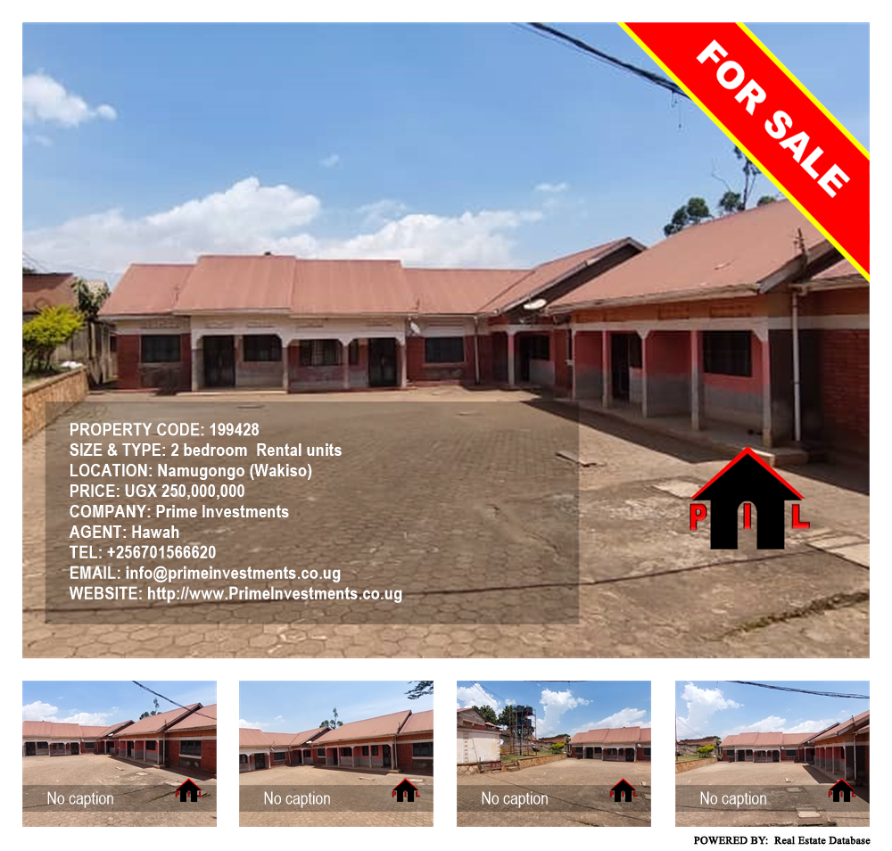 2 bedroom Rental units  for sale in Namugongo Wakiso Uganda, code: 199428