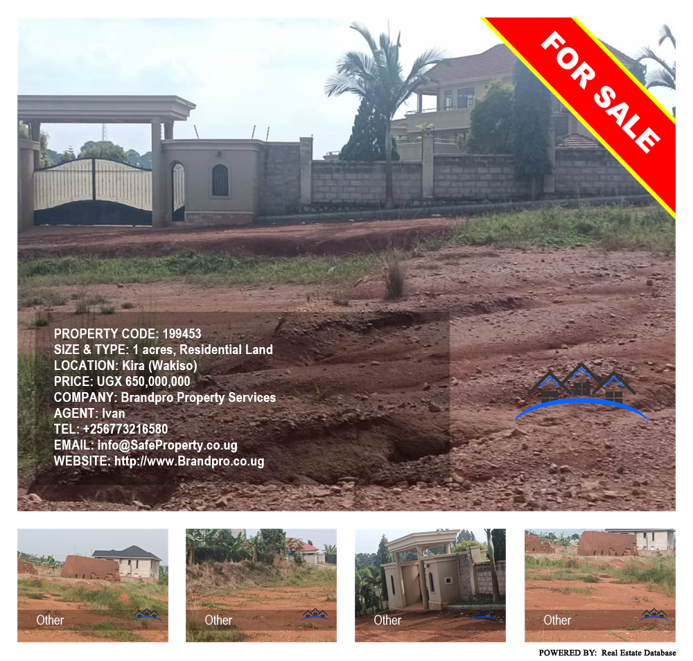 Residential Land  for sale in Kira Wakiso Uganda, code: 199453