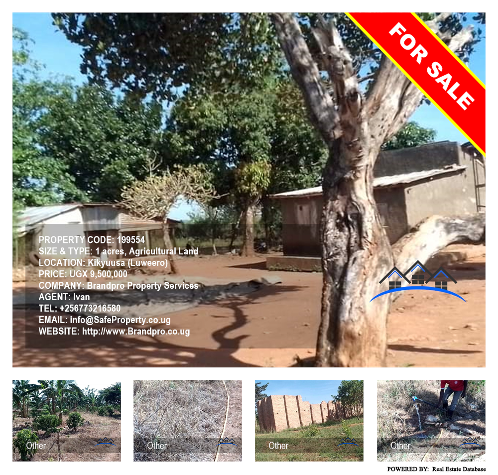 Agricultural Land  for sale in Kikyuusa Luweero Uganda, code: 199554