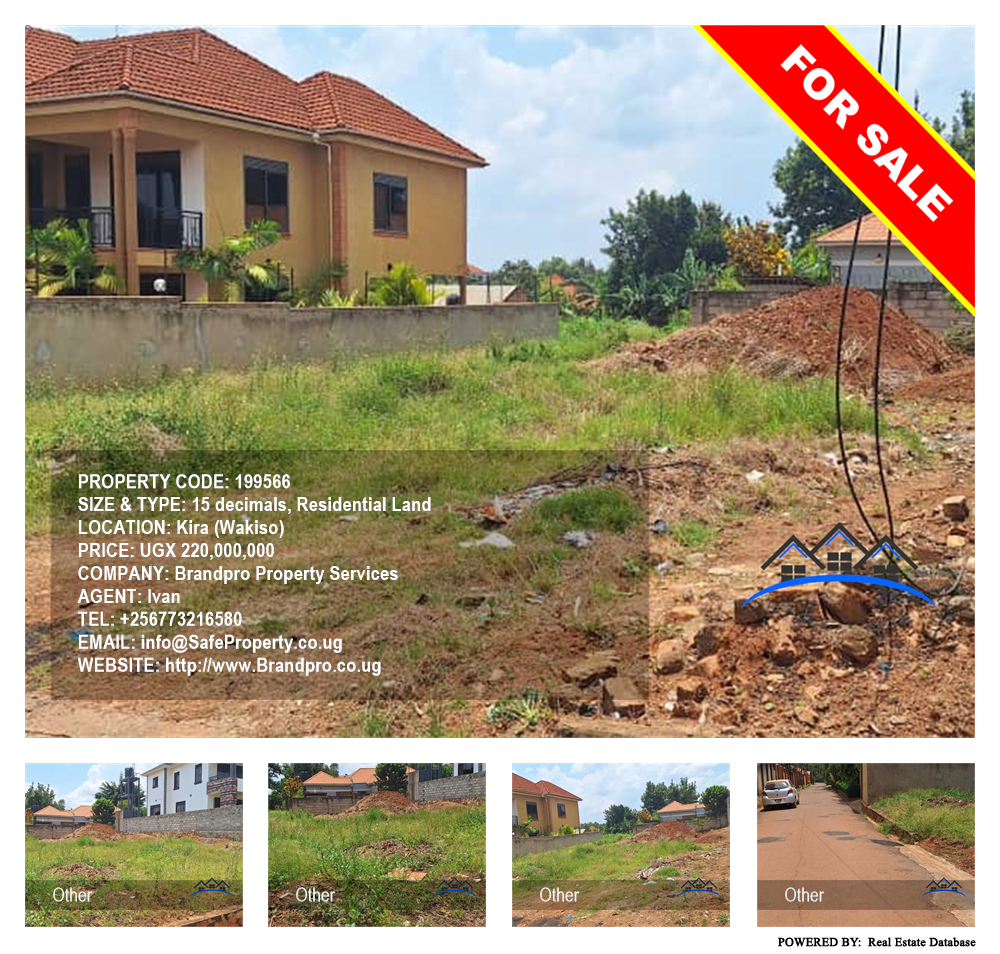 Residential Land  for sale in Kira Wakiso Uganda, code: 199566