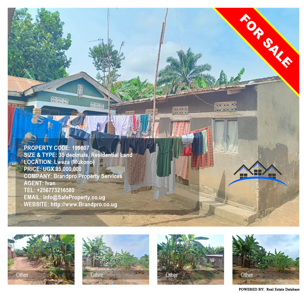 Residential Land  for sale in Lweza Mukono Uganda, code: 199607