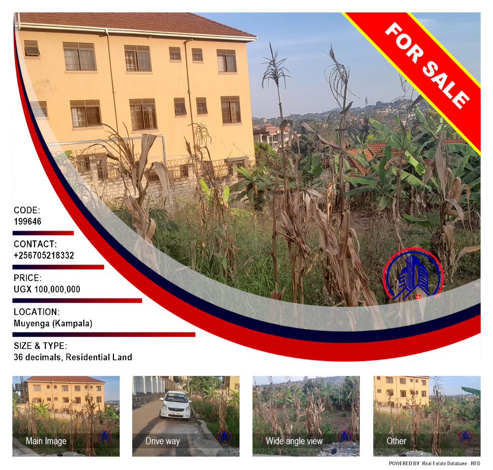 Residential Land  for sale in Muyenga Kampala Uganda, code: 199646
