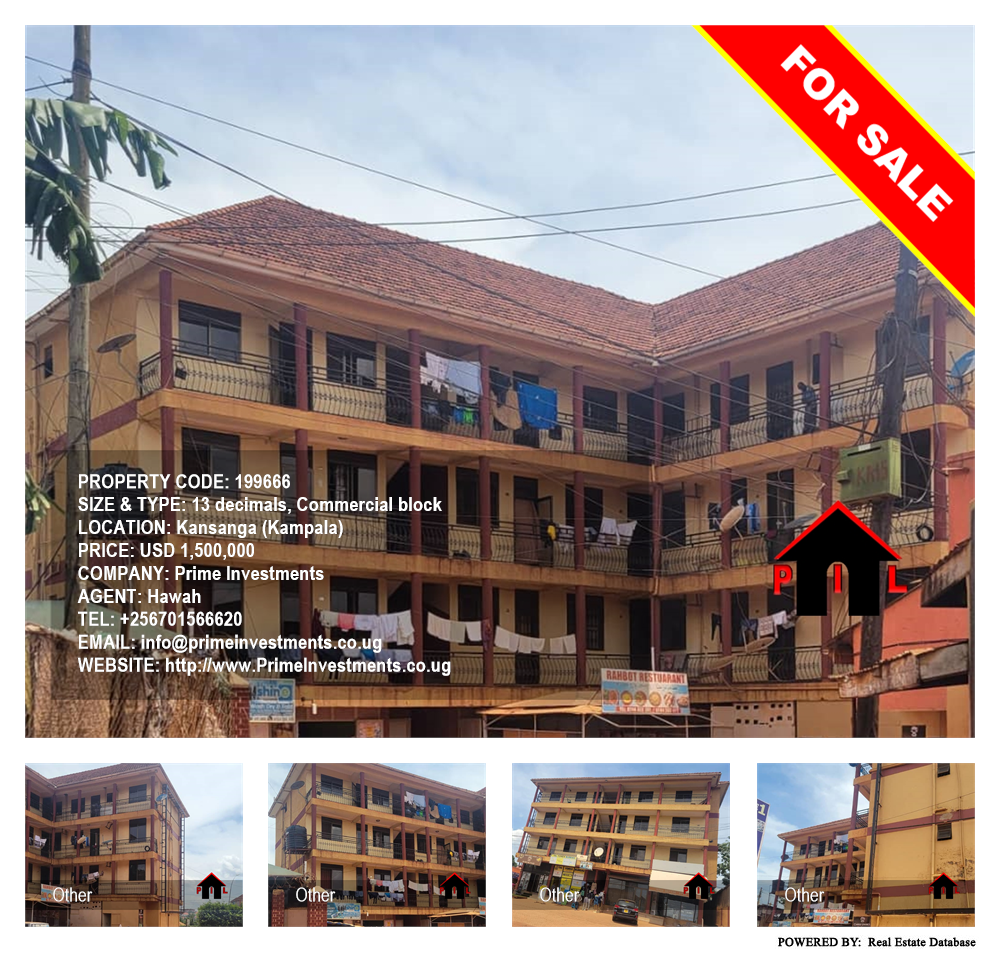Commercial block  for sale in Kansanga Kampala Uganda, code: 199666