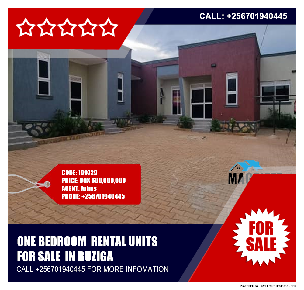 1 bedroom Rental units  for sale in Buziga Kampala Uganda, code: 199729