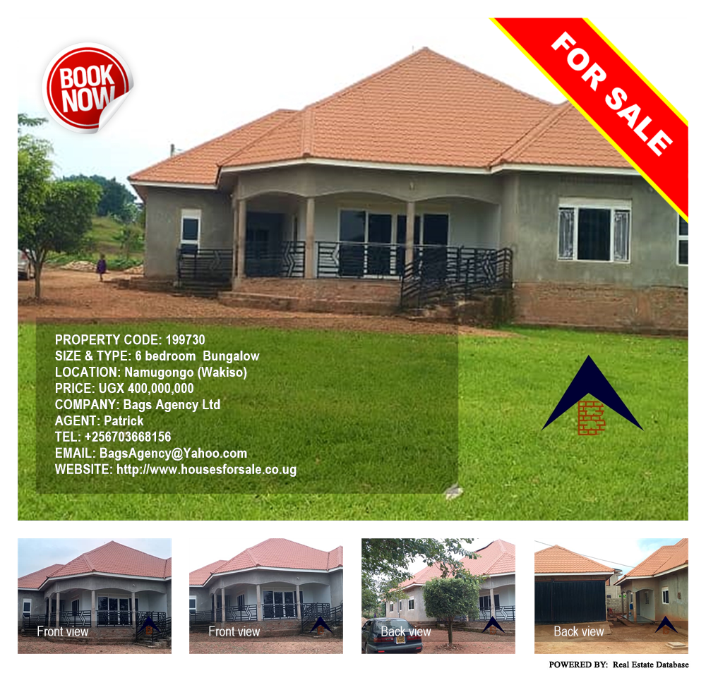 6 bedroom Bungalow  for sale in Namugongo Wakiso Uganda, code: 199730