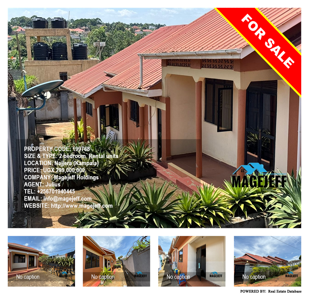 2 bedroom Rental units  for sale in Najjera Kampala Uganda, code: 199768
