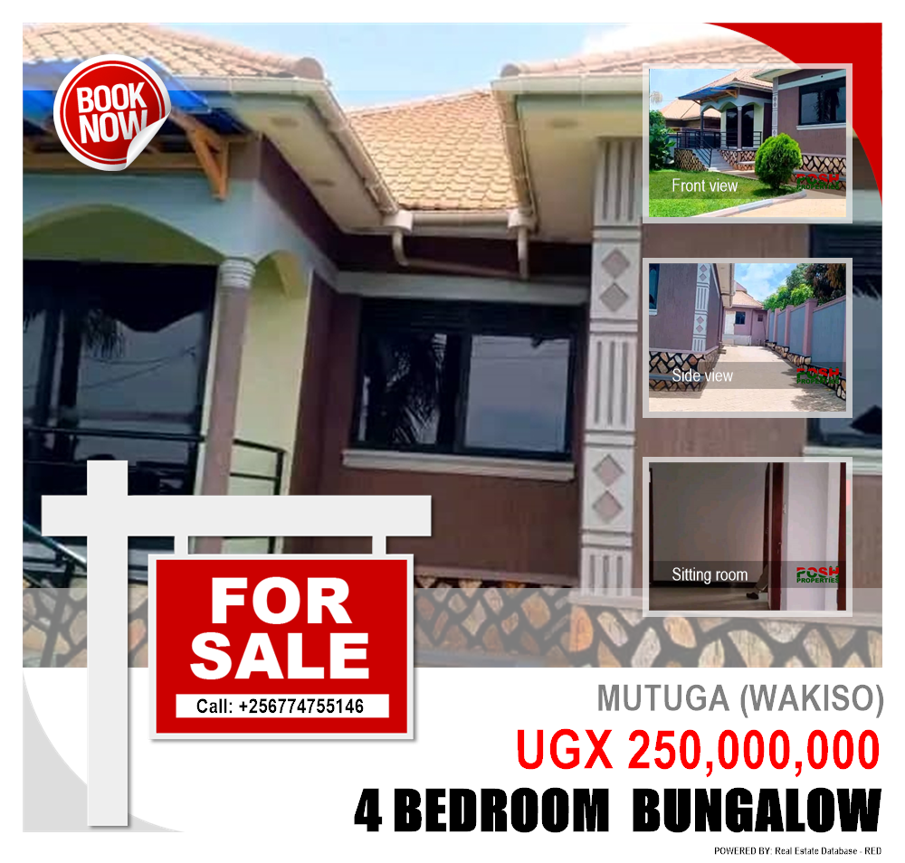 4 bedroom Bungalow  for sale in Matugga Wakiso Uganda, code: 199822