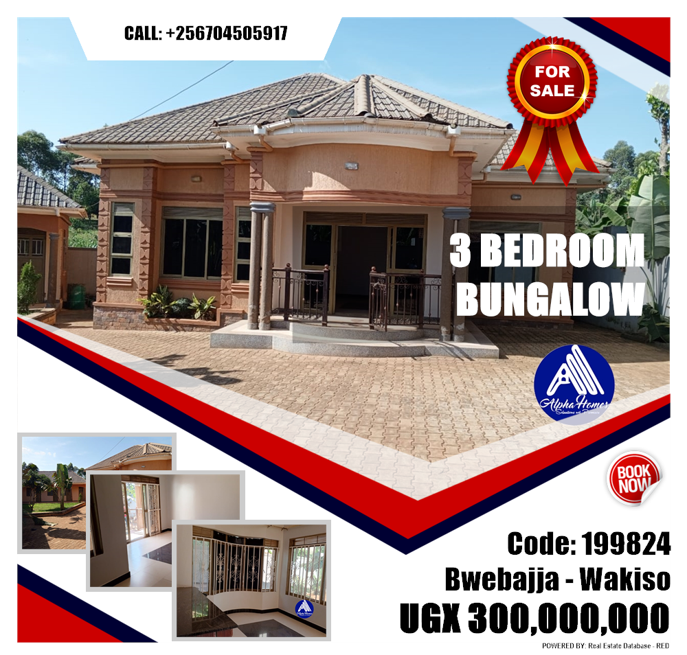 3 bedroom Bungalow  for sale in Bwebajja Wakiso Uganda, code: 199824