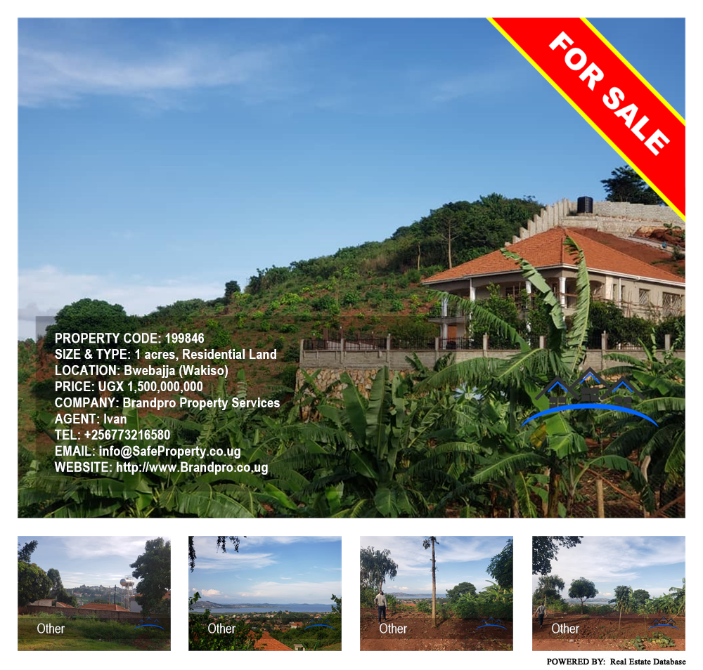 Residential Land  for sale in Bwebajja Wakiso Uganda, code: 199846