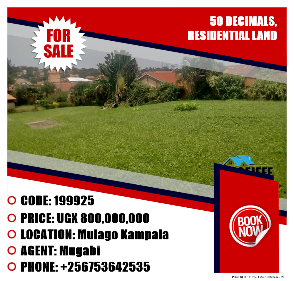 Residential Land  for sale in Mulago Kampala Uganda, code: 199925
