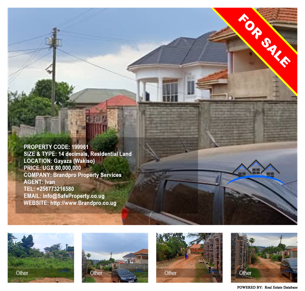 Residential Land  for sale in Gayaza Wakiso Uganda, code: 199961