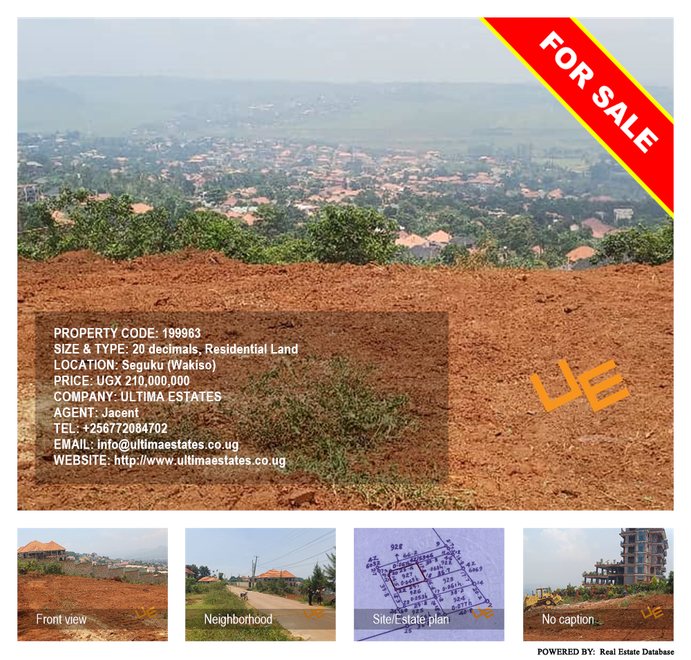 Residential Land  for sale in Seguku Wakiso Uganda, code: 199963
