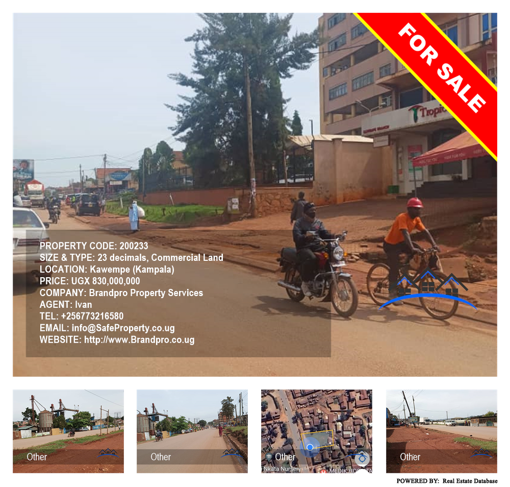 Commercial Land  for sale in Kawempe Kampala Uganda, code: 200233