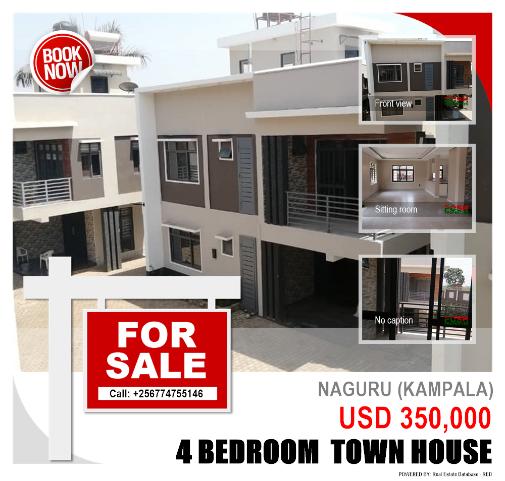 4 bedroom Town House  for sale in Naguru Kampala Uganda, code: 200289