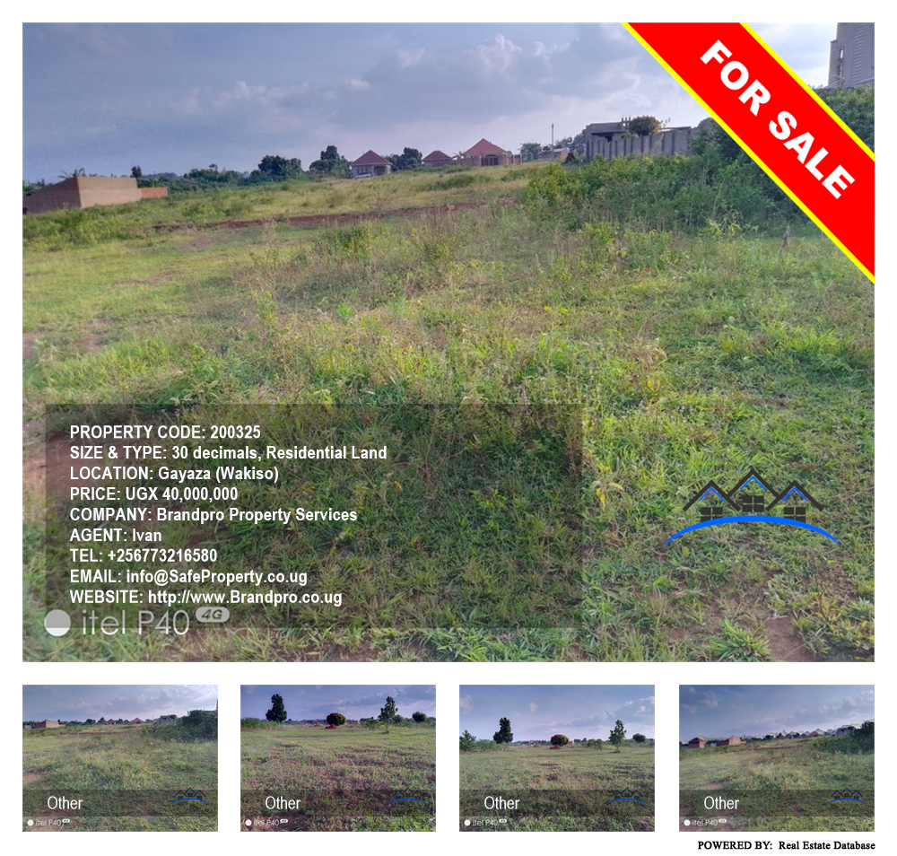 Residential Land  for sale in Gayaza Wakiso Uganda, code: 200325