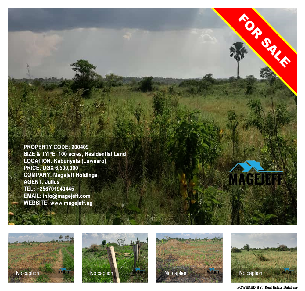Residential Land  for sale in Kabunyata Luweero Uganda, code: 200409