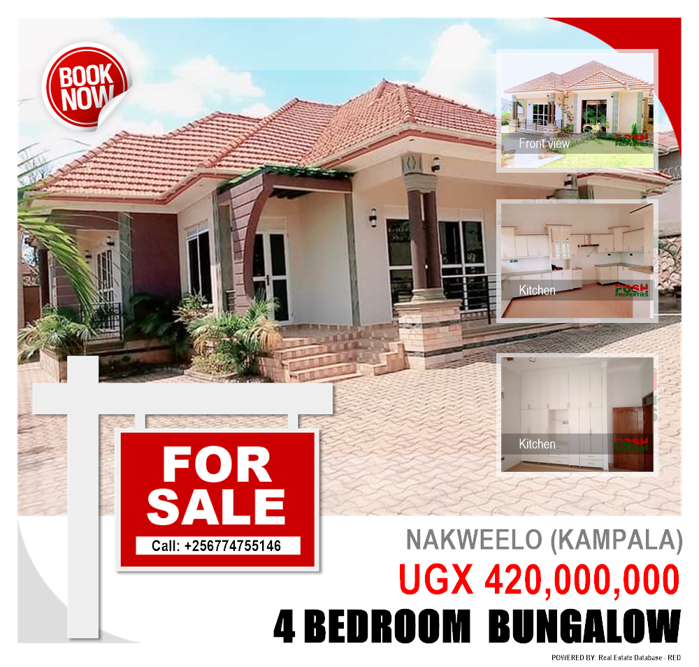 4 bedroom Bungalow  for sale in Nakweelo Kampala Uganda, code: 200462