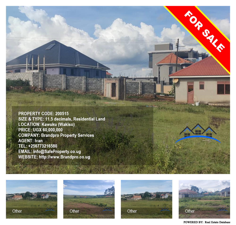 Residential Land  for sale in Kawuku Wakiso Uganda, code: 200515