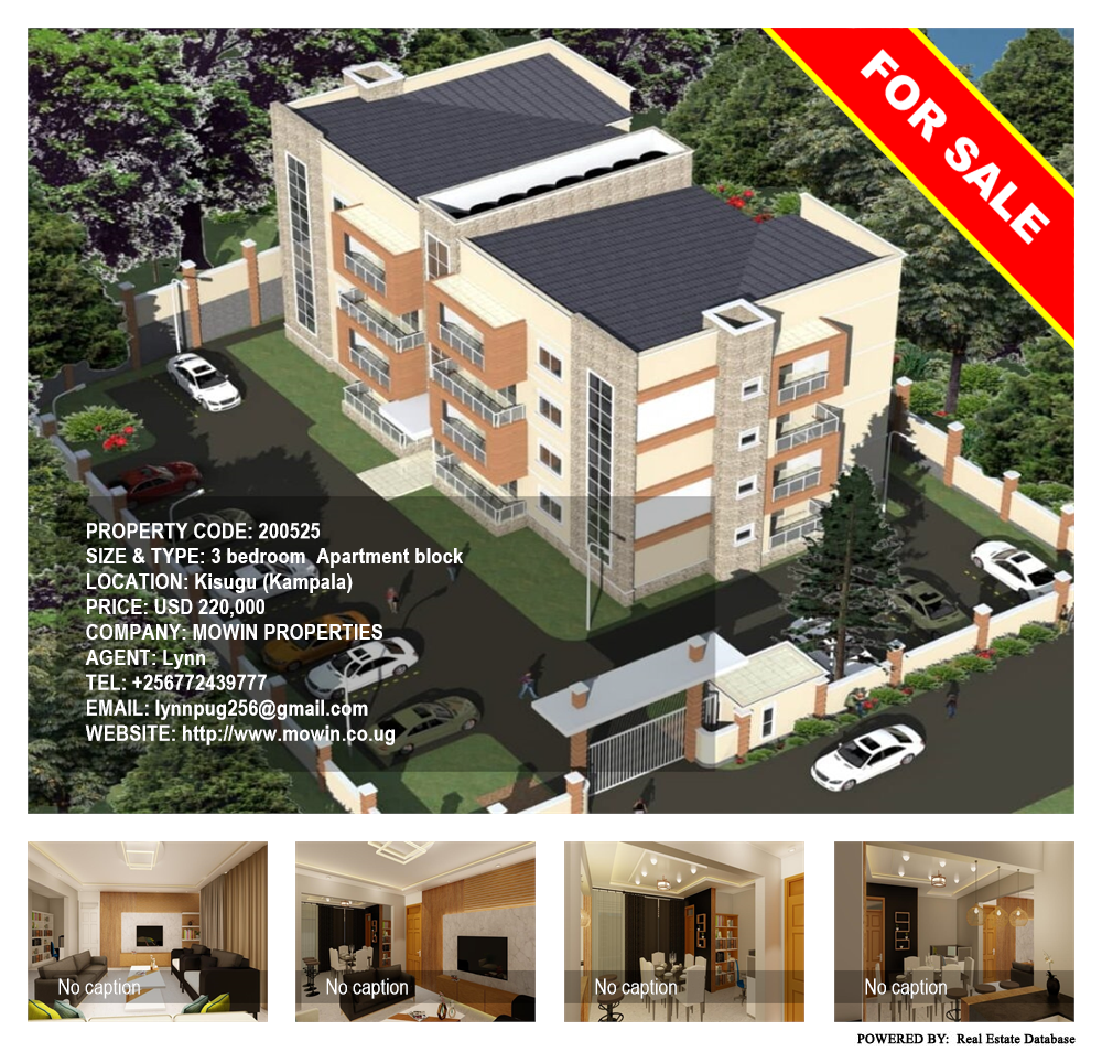 3 bedroom Apartment block  for sale in Kisugu Kampala Uganda, code: 200525