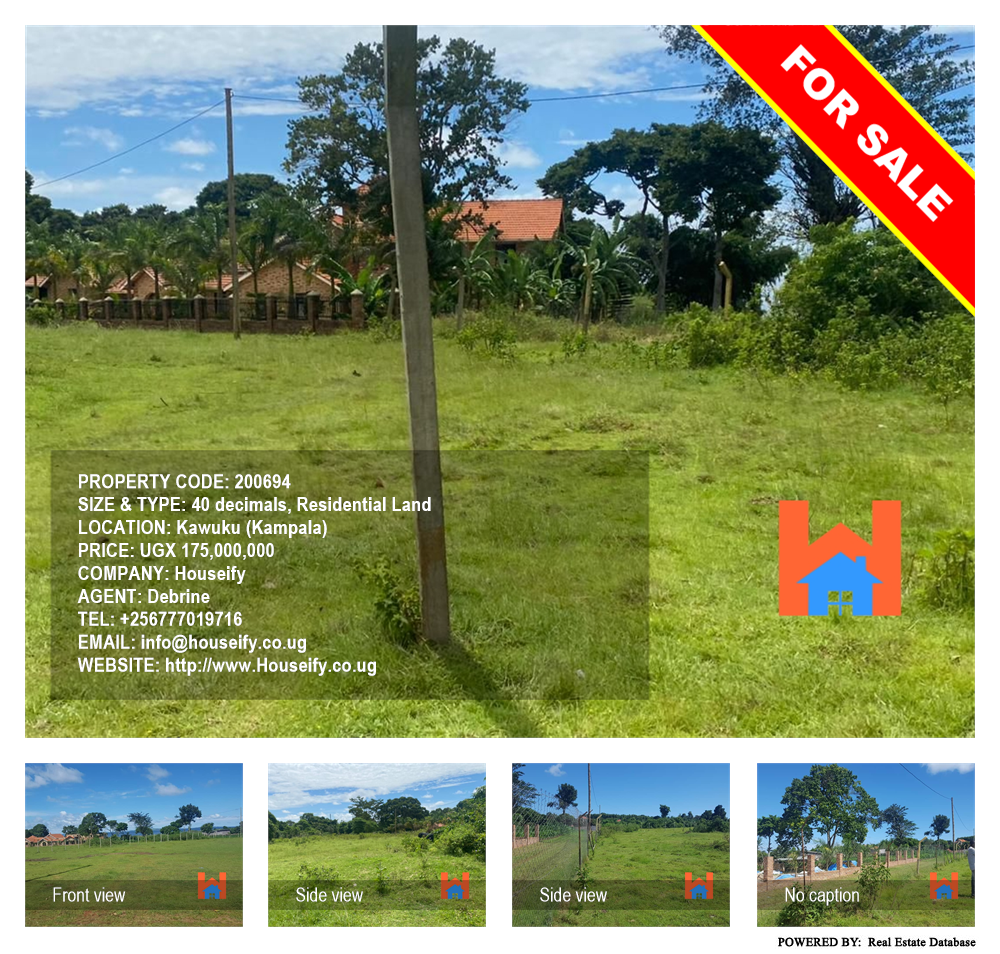 Residential Land  for sale in Kawuku Kampala Uganda, code: 200694
