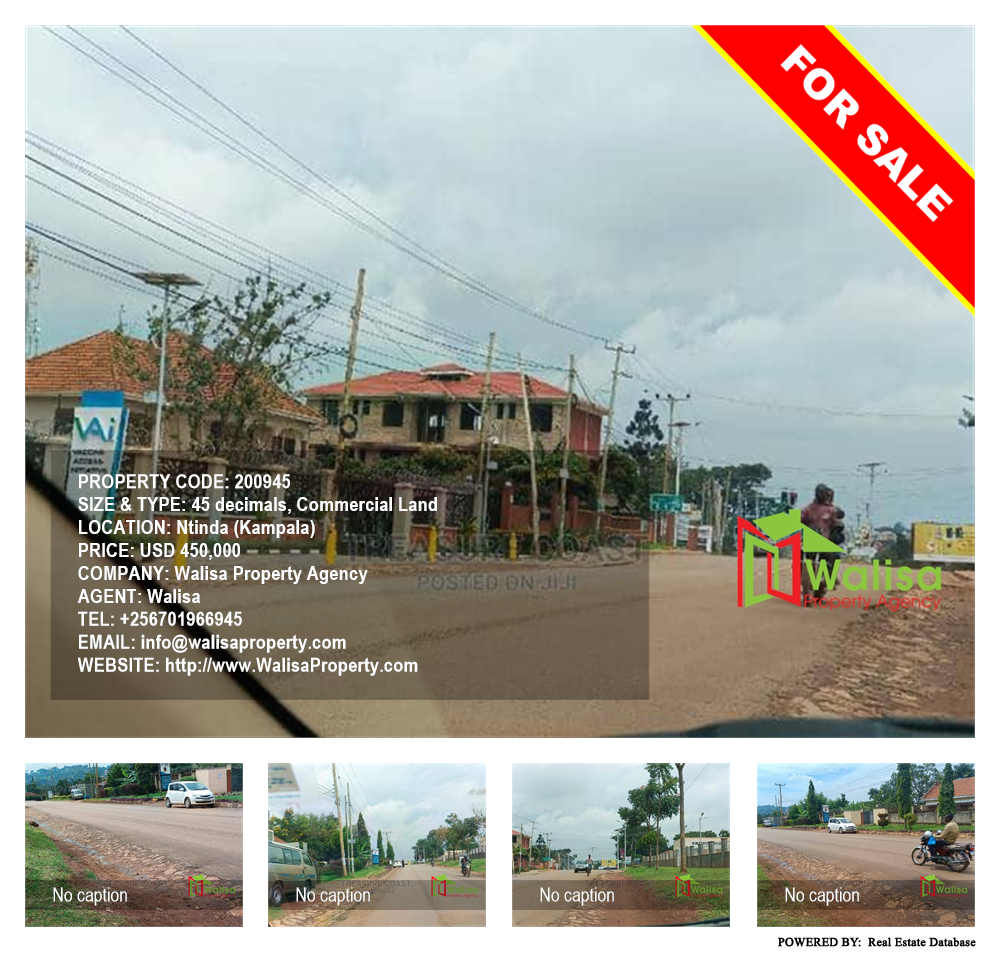 Commercial Land  for sale in Ntinda Kampala Uganda, code: 200945