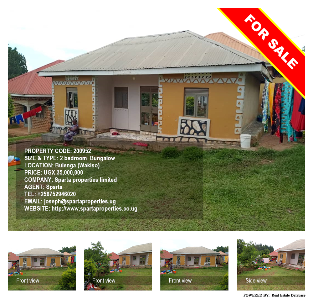 2 bedroom Bungalow  for sale in Bulenga Wakiso Uganda, code: 200952